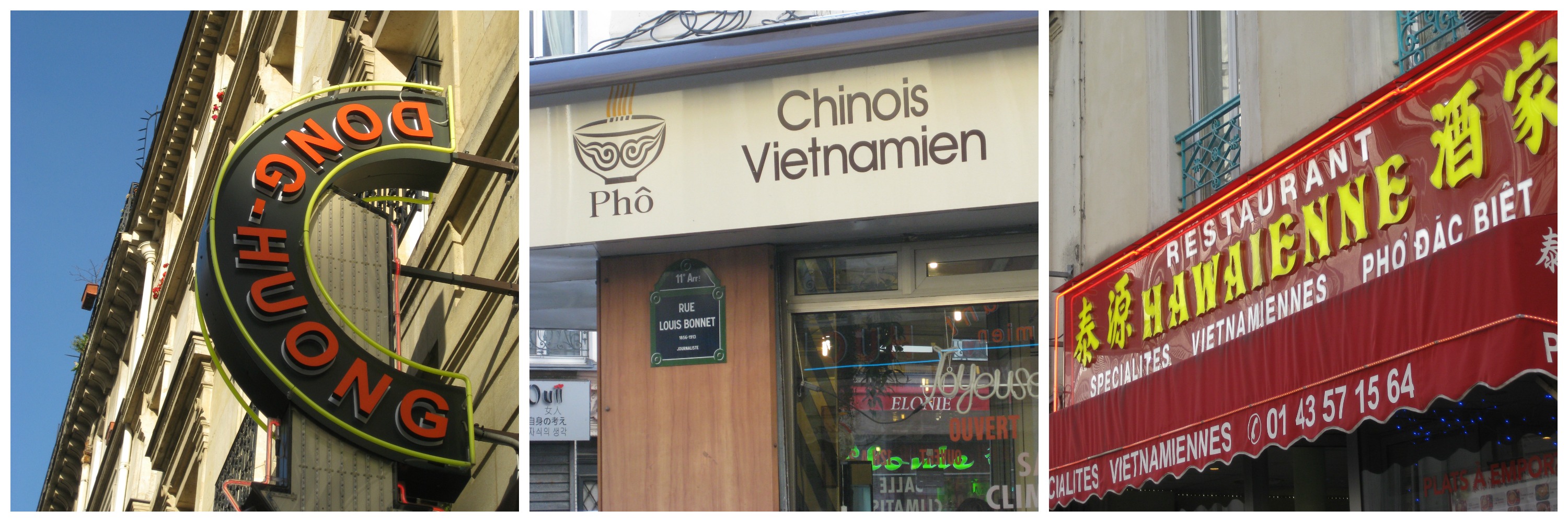 Resto chinois vietnamiens